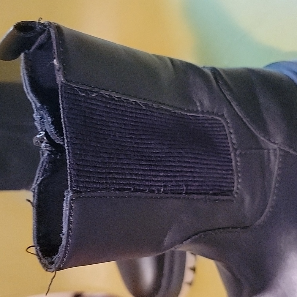 ZARA CONTRAST SOLE ANKLE BOOTS - Picture 5 of 12